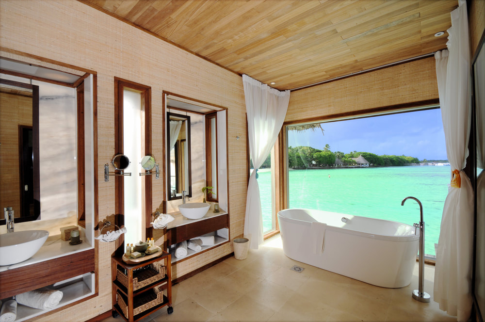 luxury resort bathroom